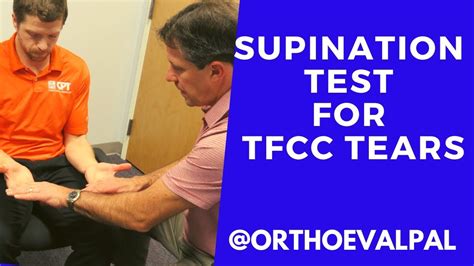 tfcc tear test video|tfcc push up test.